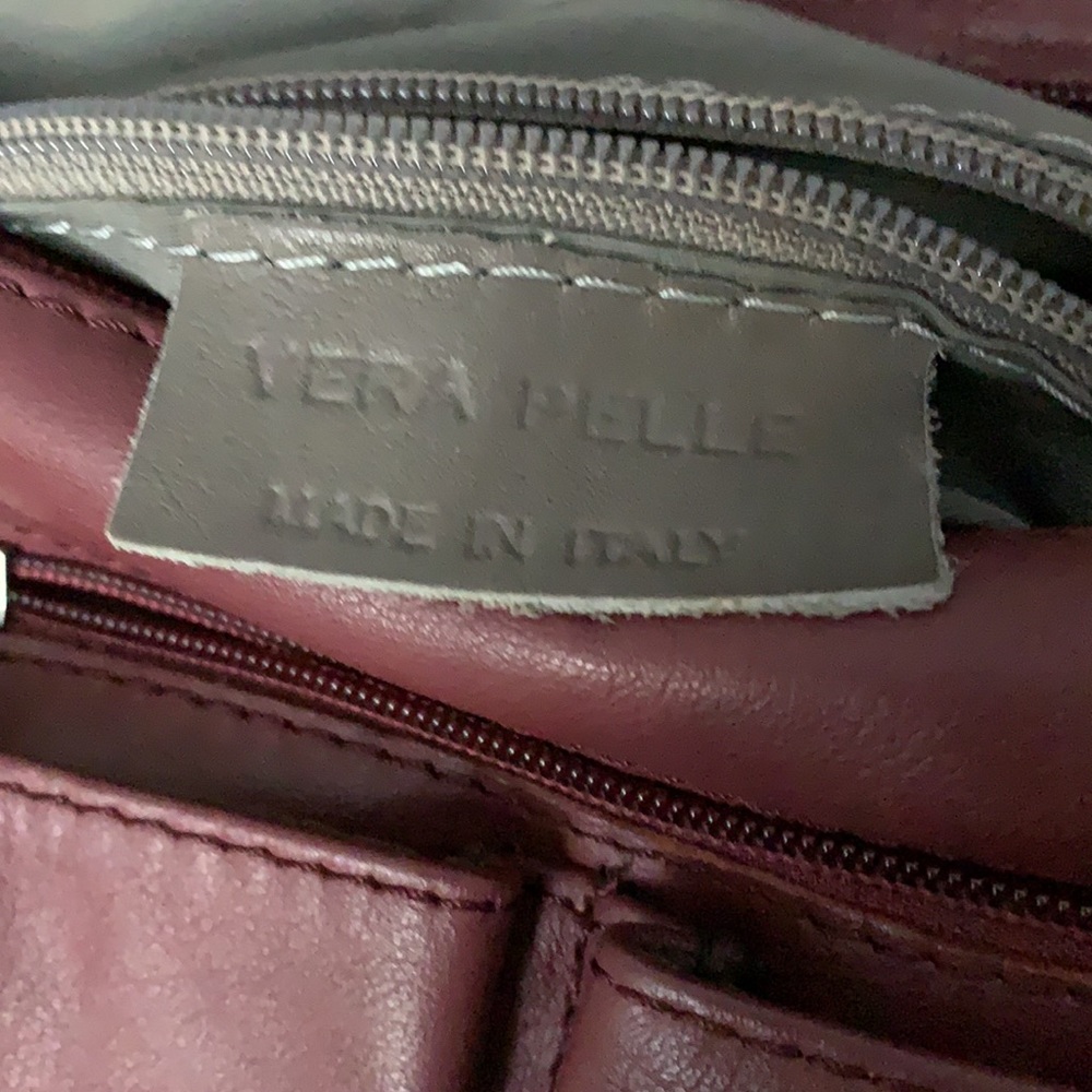 Vera Pelle Italian leather crossbody bag - Picture 5 of 7